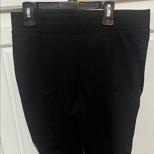 Time and Tru Black Ribbed Leggings